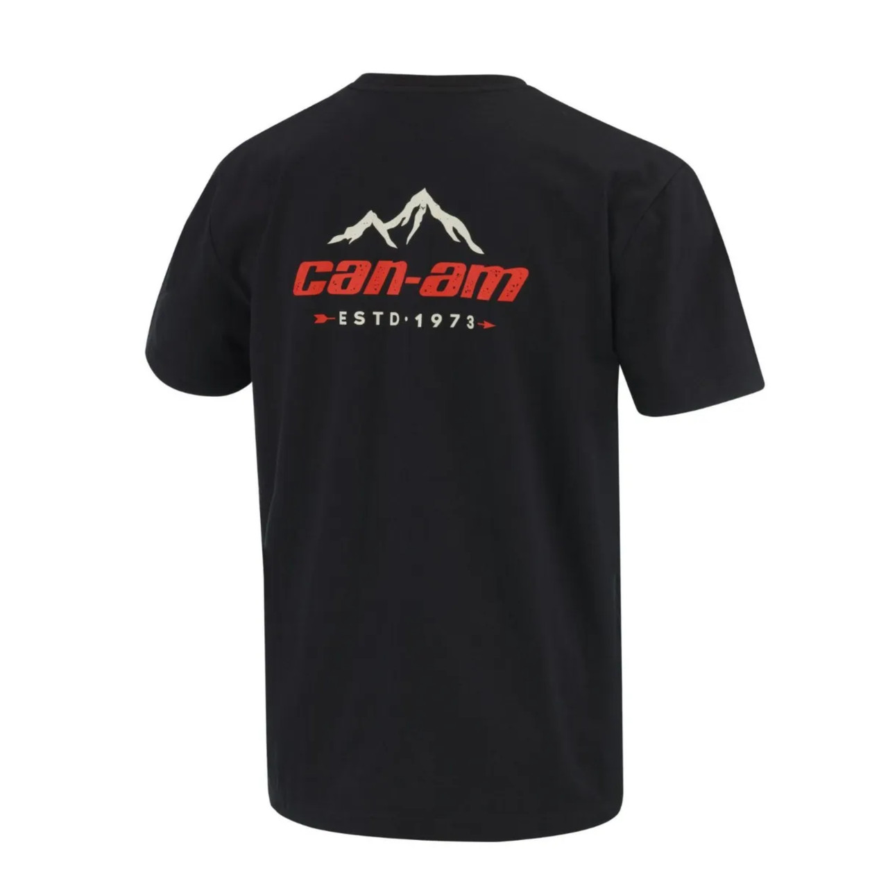 Can-Am New OEM Men's 2X-Large Black Estd T-Shirt, 4546261490