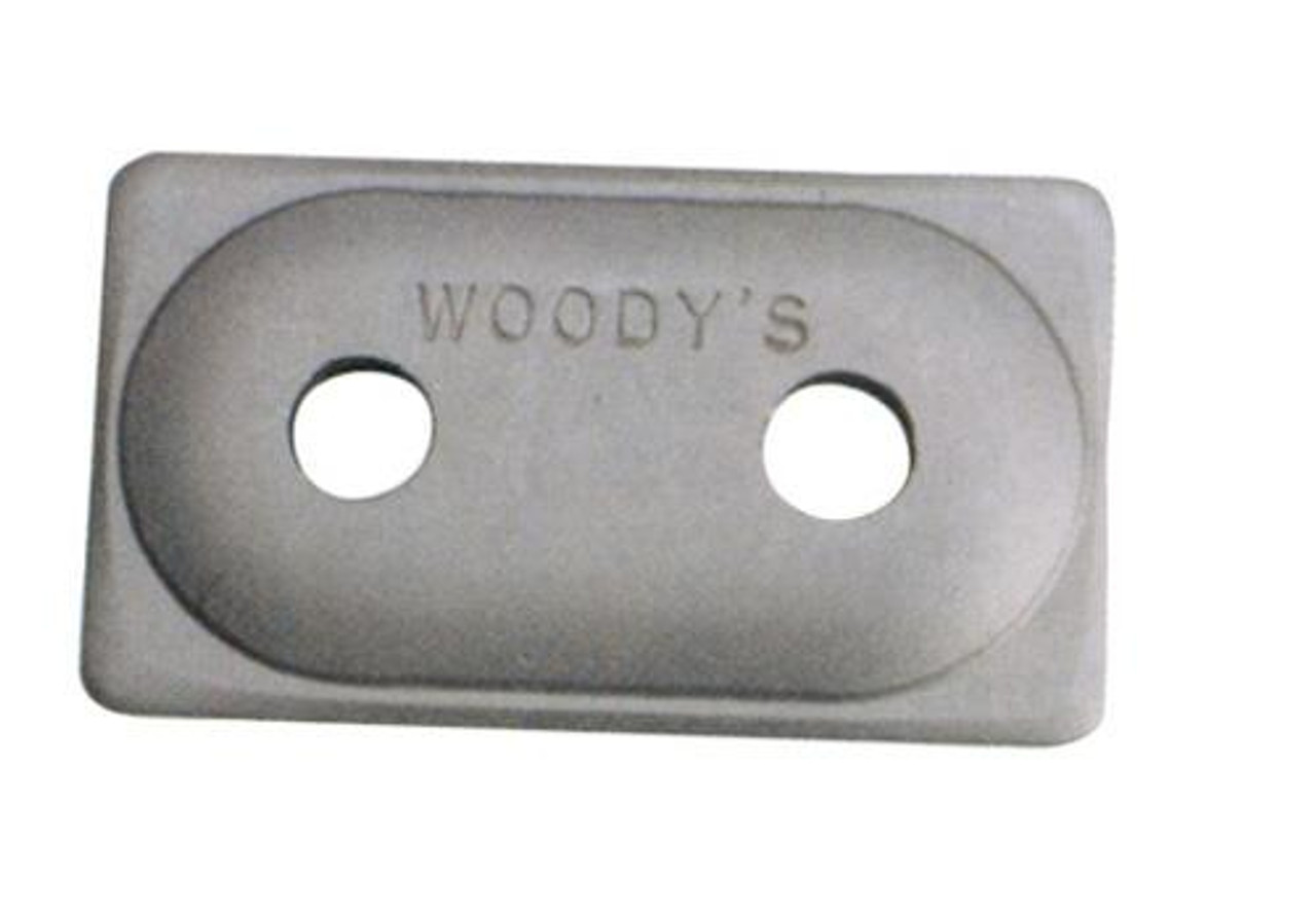 Woody's New Angled Backer Plates - Double - 12 Pack, ADA2-3775