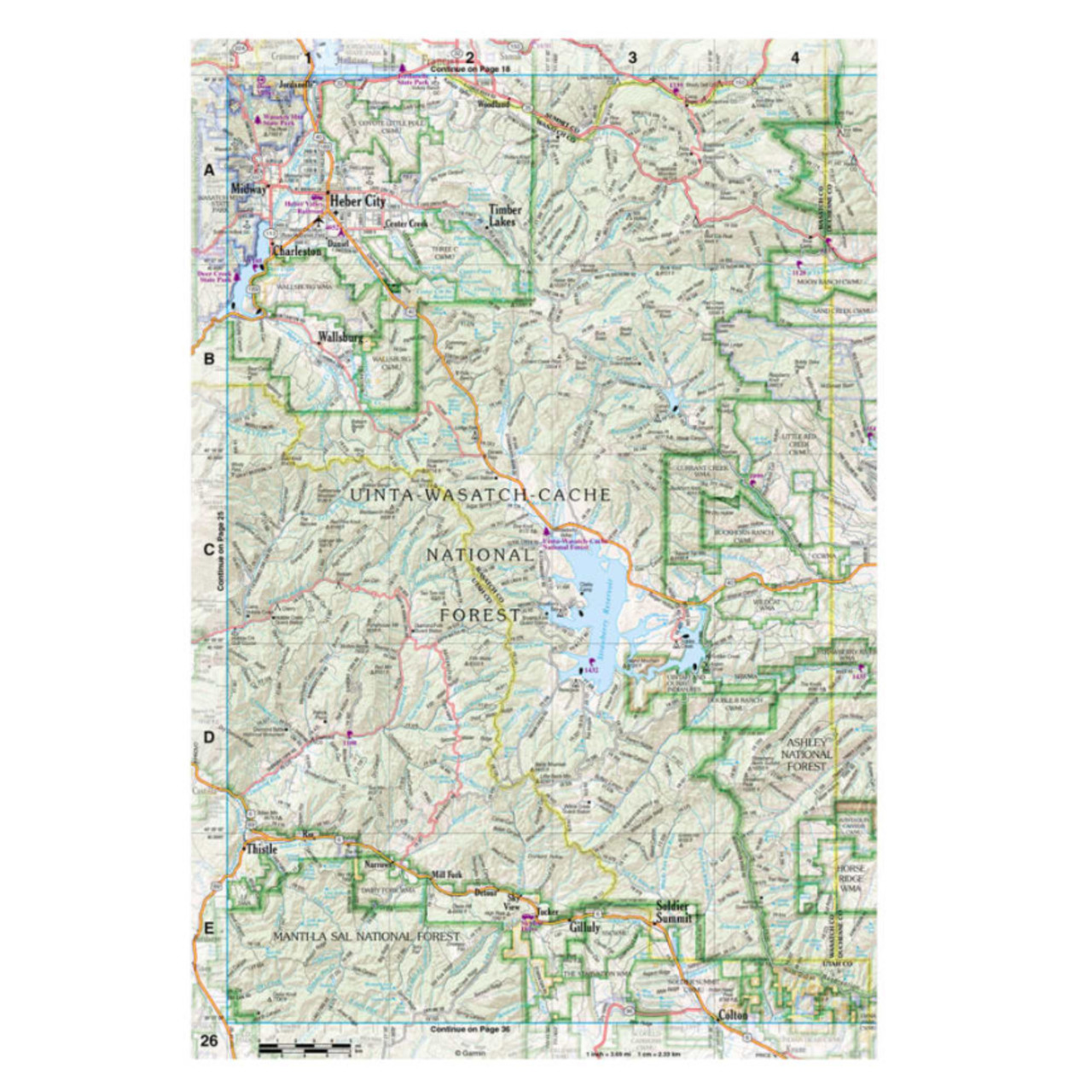 Garmin OEM DeLorme® Atlas & Gazetteer Paper Maps (Utah), 010-13226-UT