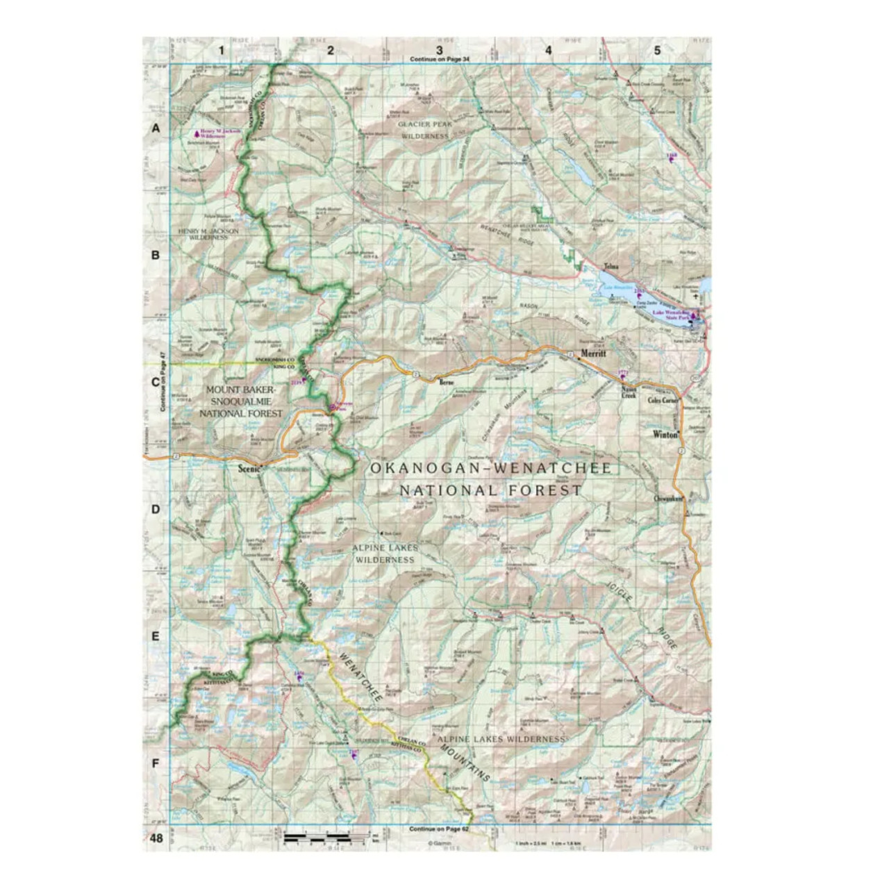 Garmin New OEM DeLorme® Atlas & Gazetteer Paper Maps Washington, 010-13064-00