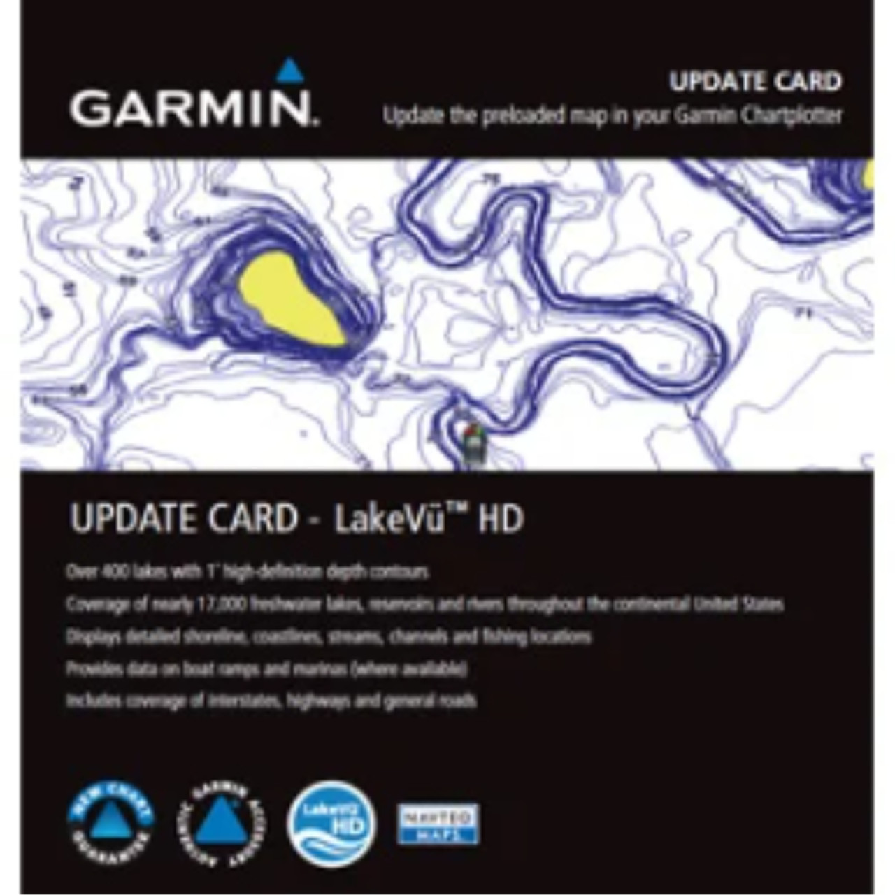 Garmin New OEM U.S. LakeVü Detail Map, 010-10800-85