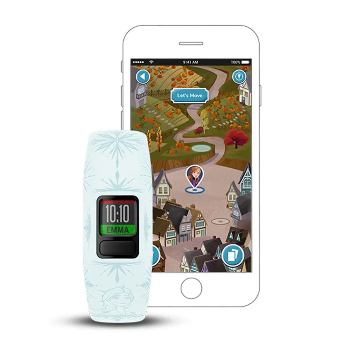 Garmin New OEM vívofit® jr. 2 – Disney Frozen 2 Elsa, 010-01909-38