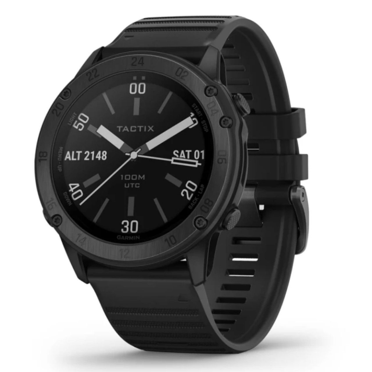 Garmin New OEM tactix® Delta - Sapphire Edition Premium Tactical GPS Watch with Silicone Band, 010-02357-00