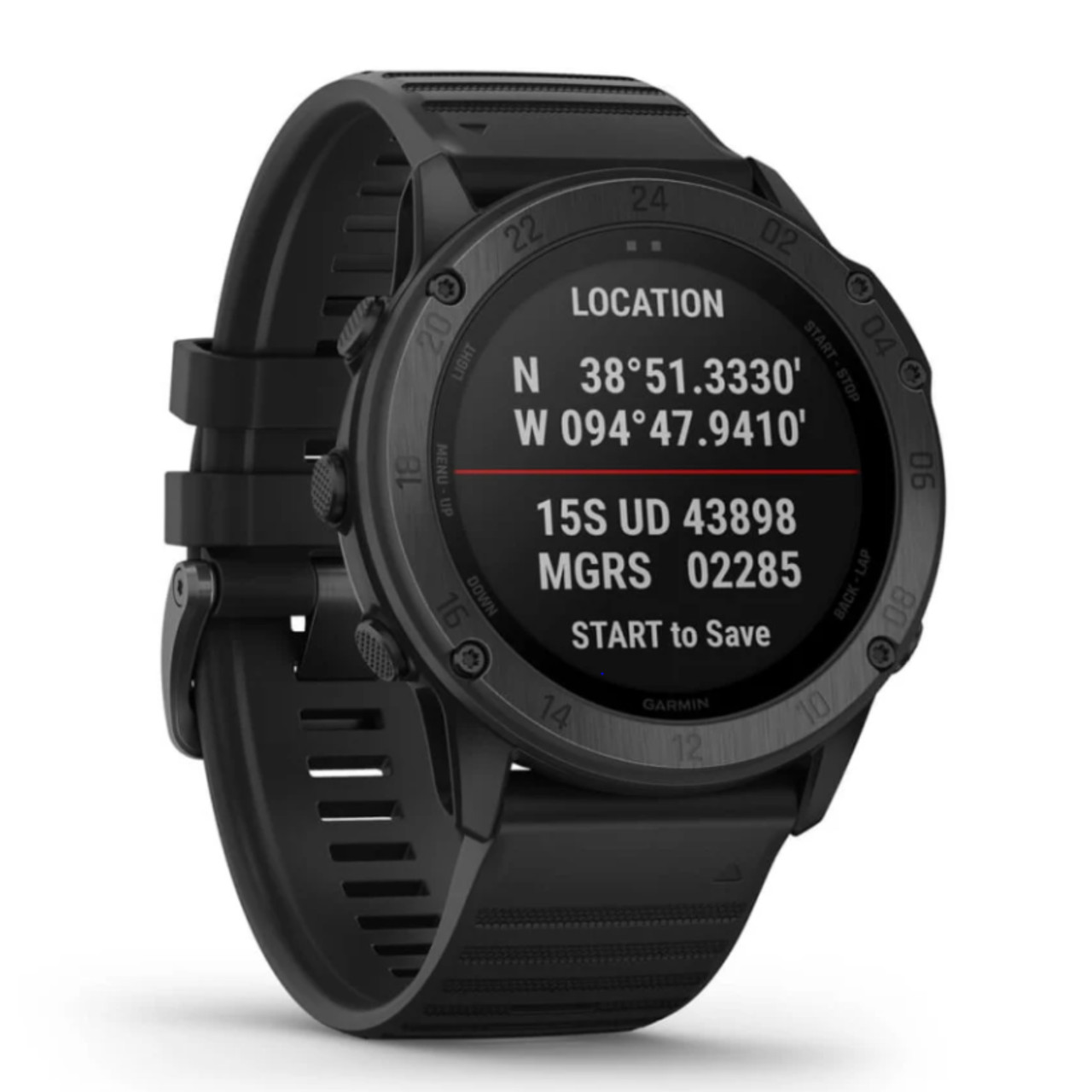 Garmin New OEM tactix® Delta - Sapphire Edition Premium Tactical GPS Watch with Silicone Band, 010-02357-00