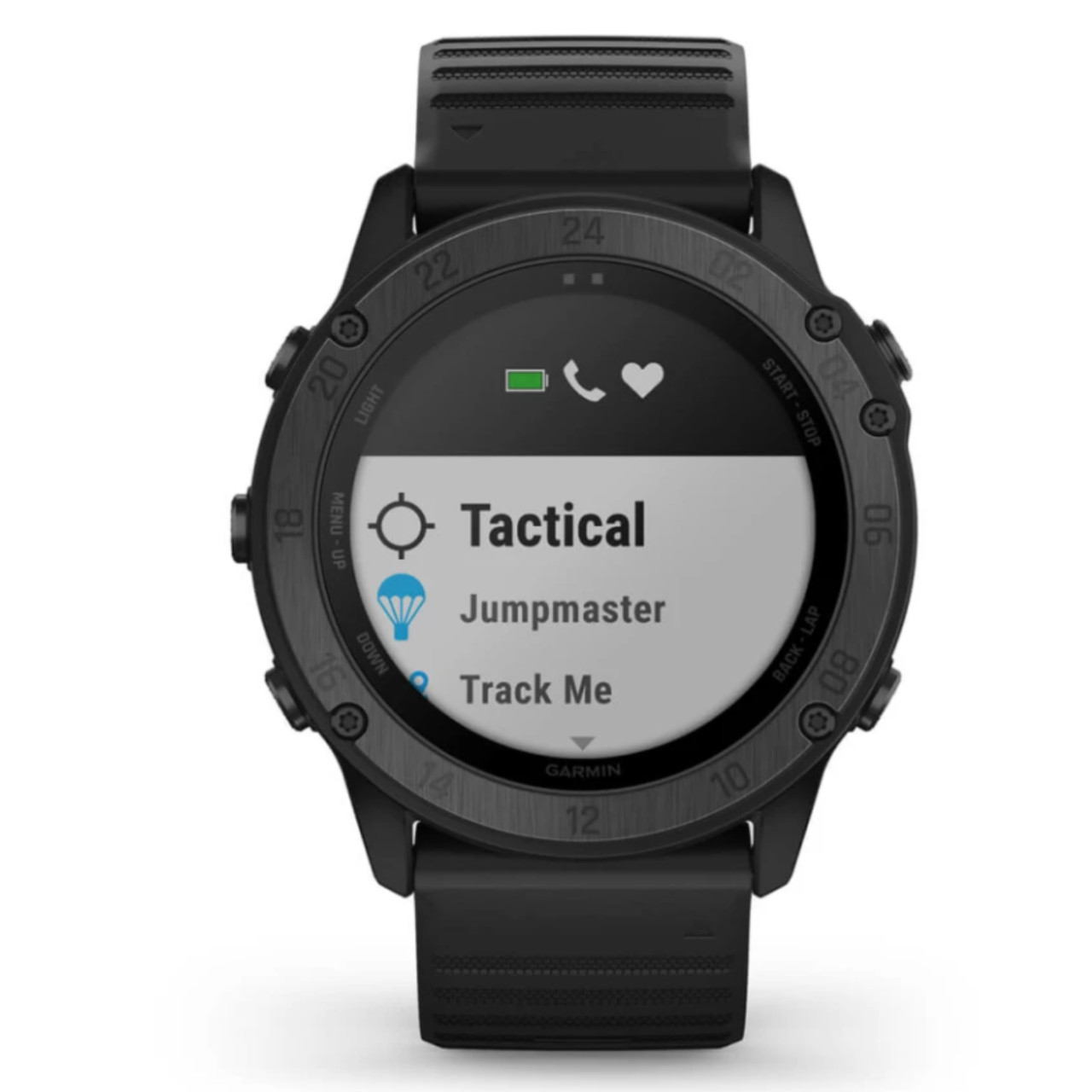 Garmin New OEM tactix® Delta - Sapphire Edition Premium Tactical GPS Watch with Silicone Band, 010-02357-00