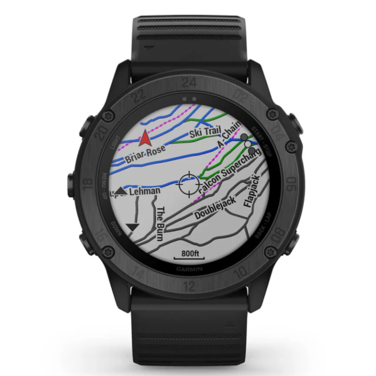 Garmin New OEM tactix® Delta - Sapphire Edition Premium Tactical GPS Watch with Silicone Band, 010-02357-00