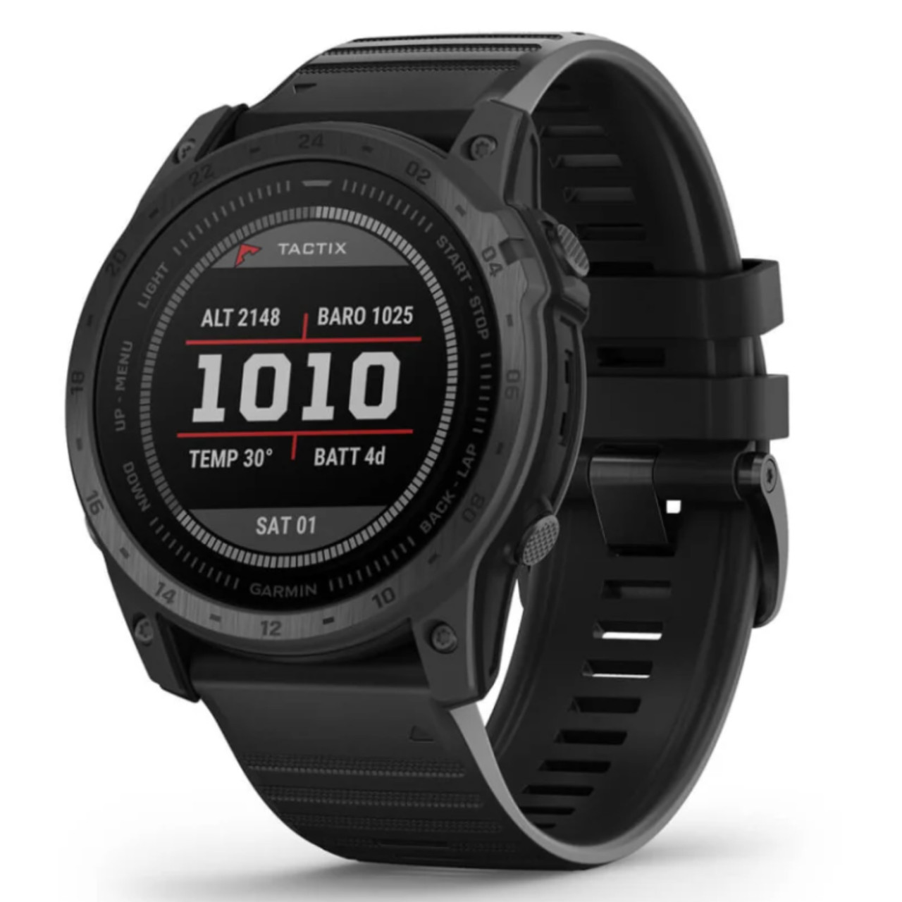 Garmin New OEM tactix® 7 – Standard Edition Premium Tactical GPS Watch with Silicone Band, 010-02704-00