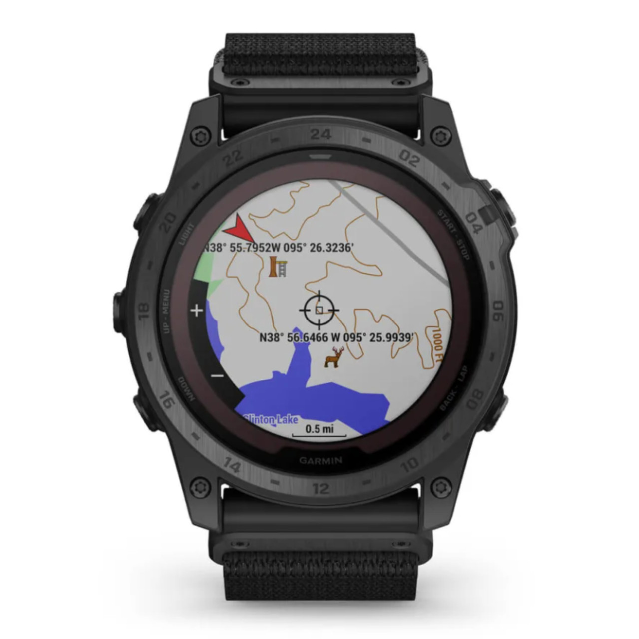 Garmin New OEM tactix® 7 – Pro Ballistics Edition Solar Powered Tactical GPS Watch with Applied Ballistics and Nylon Band, 010-02704-20