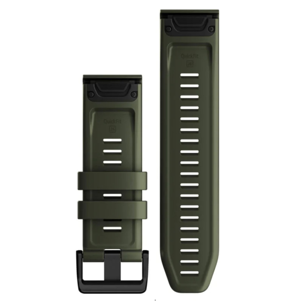 Garmin New OEM QuickFit® 26 Watch Bands Moss Silicone, 010-13117-03