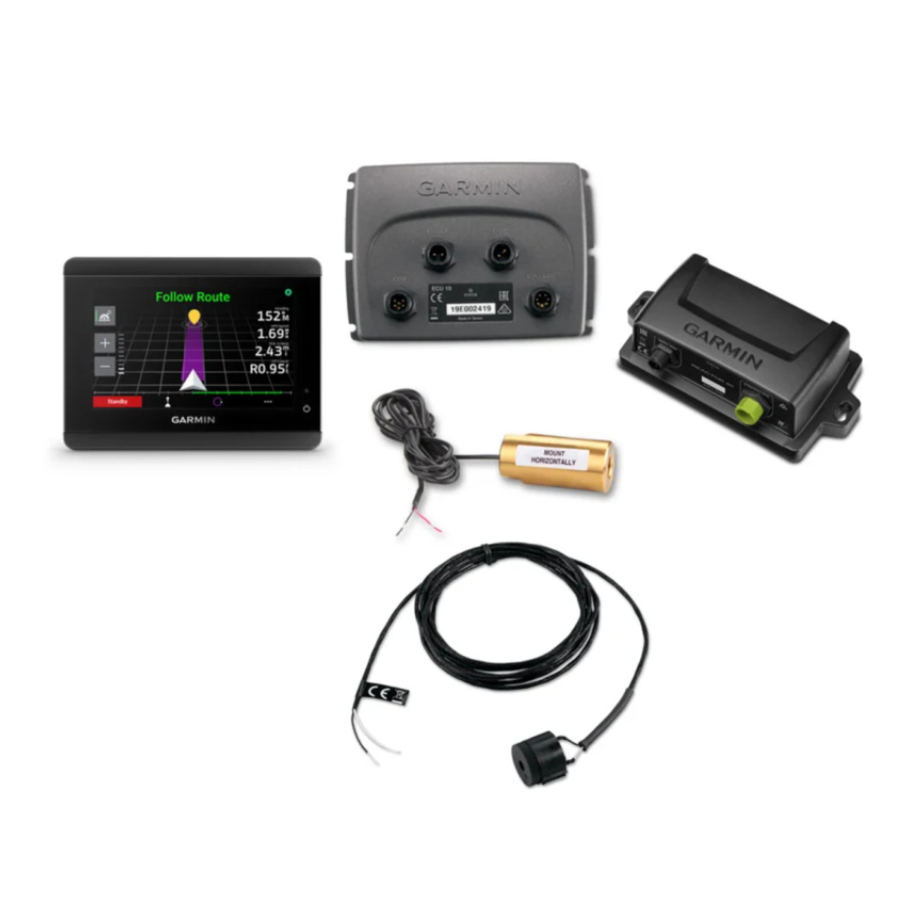 Garmin New OEM Reactor™ 40 Hydraulic Autopilot With GHC™ 50 Autopilot Instrument, 010-02794-00