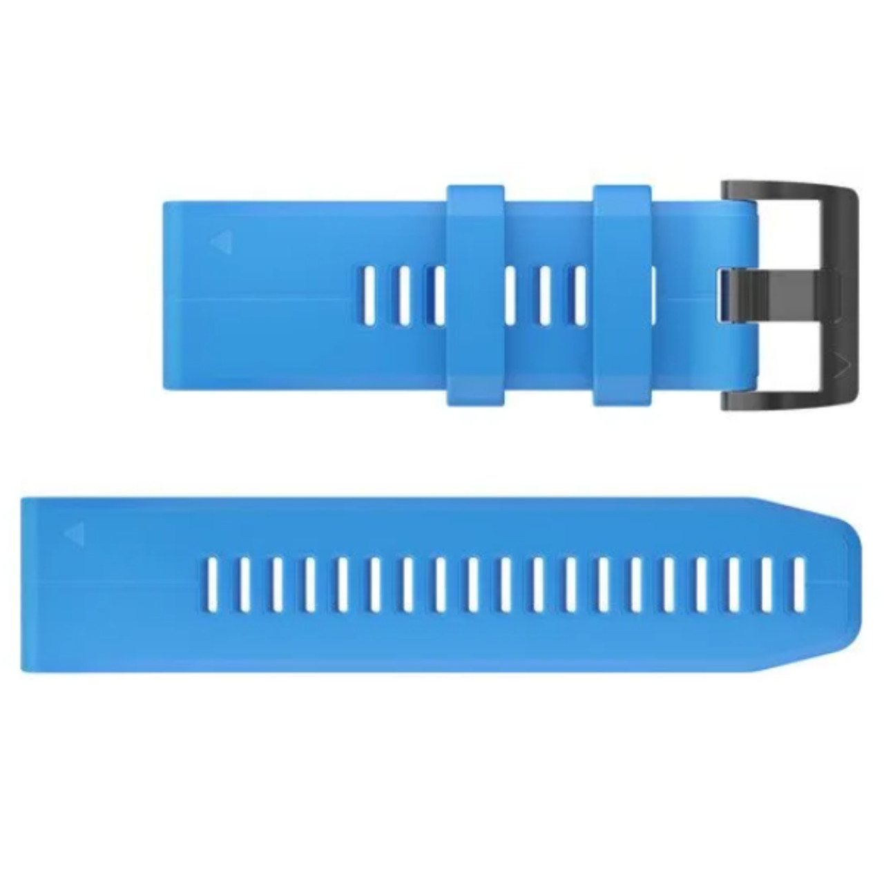 Garmin New OEM QuickFit® 26 Watch Bands Cyan Blue Silicone, 010-12741-02