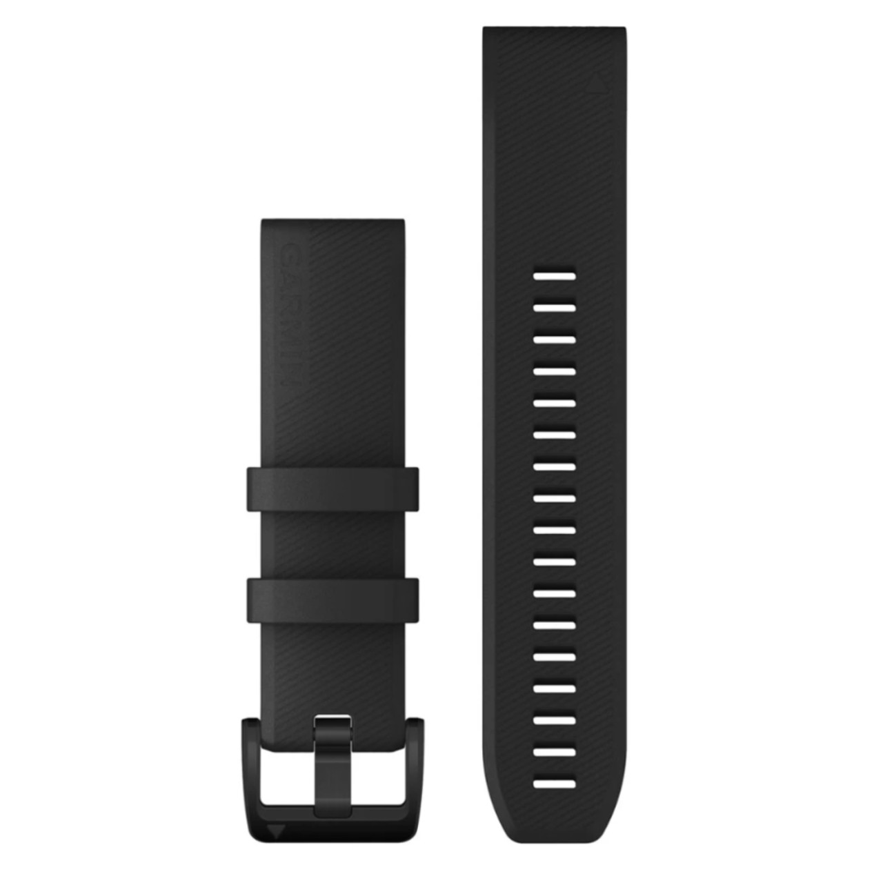 Garmin New OEM QuickFit® 22 Watch Bands Black with Black Stainless Steel Hardware, 010-12901-00