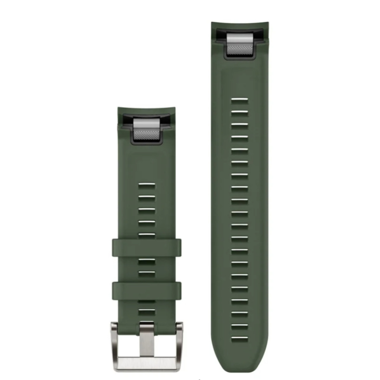 Garmin OEM QuickFit® 22 Watch Straps Pine Green Silicone Strap, 010-13225-01