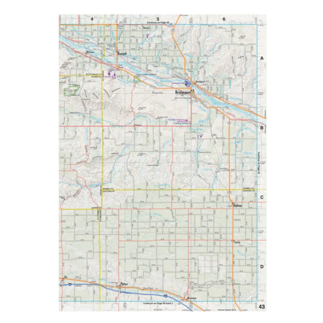 Garmin OEM DeLorme® Atlas & Gazetteer Paper Maps, 010-13190-00