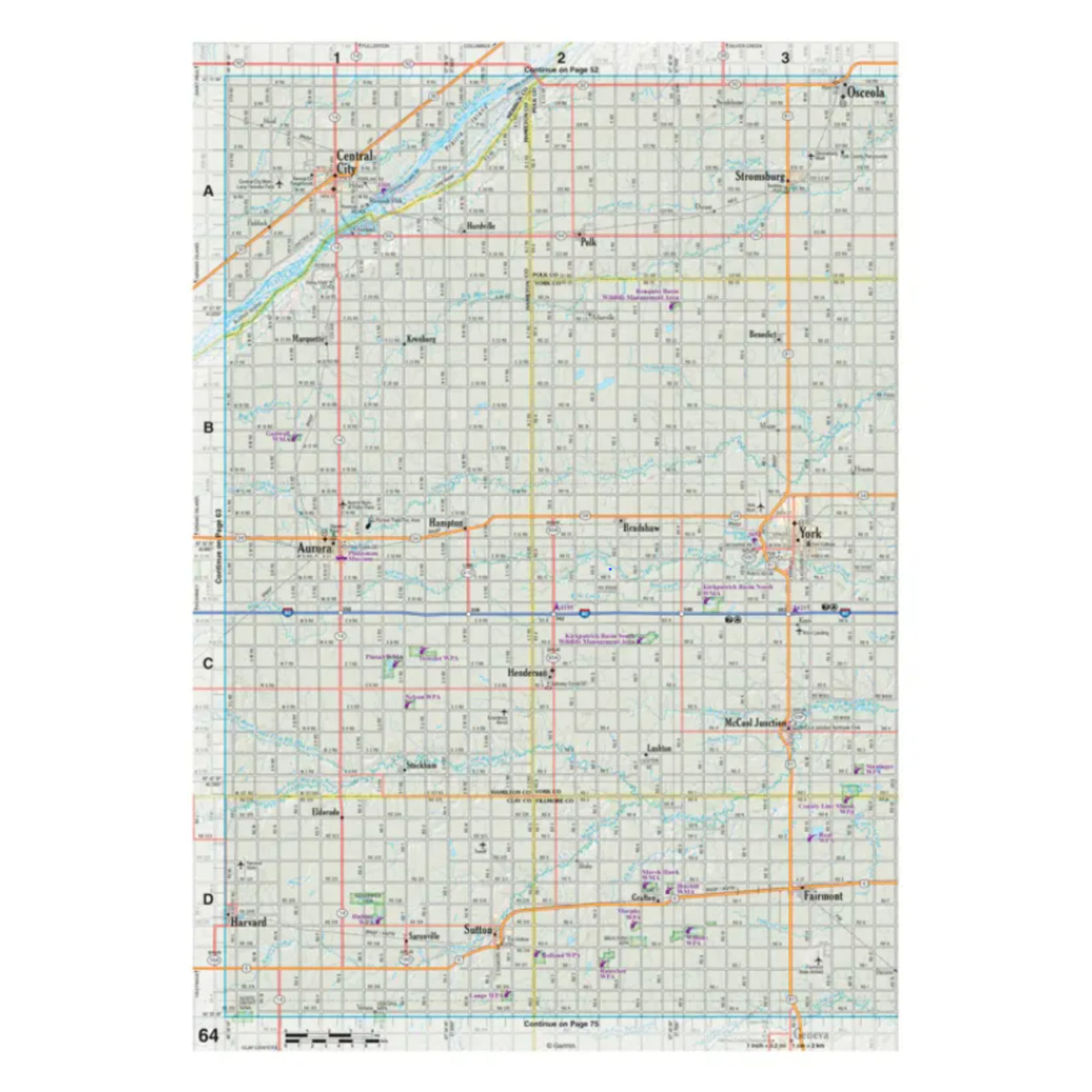 Garmin OEM DeLorme® Atlas & Gazetteer Paper Maps, 010-13190-00