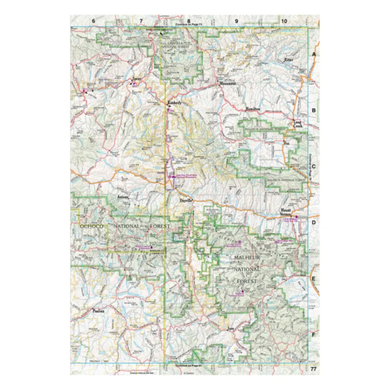 Garmin New OEM DeLorme® Atlas & Gazetteer Paper Maps Oregon, 010-13226-RG