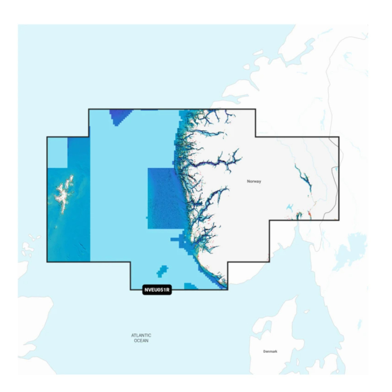 Garmin New OEM Norway, Lista to Sognefjord - Marine Charts Garmin Navionics Vision+™ | NVEU051R | microSD™/SD™ and One-year Subscription, 010-C1250-00