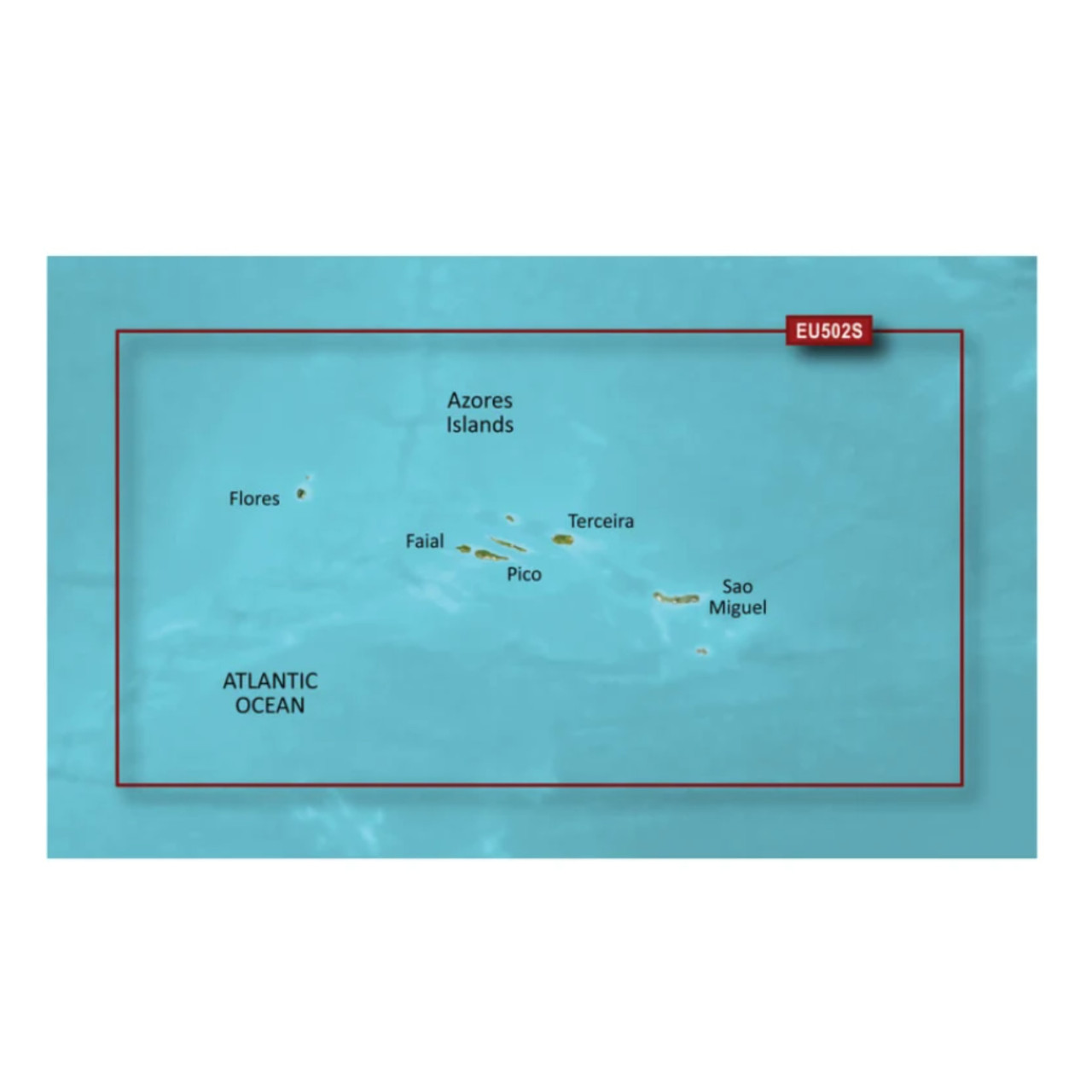 Garmin New OEM Azores Islands Charts BlueChart g3 Vision | VEU502S | microSD™/SD™, 010-C0846-00
