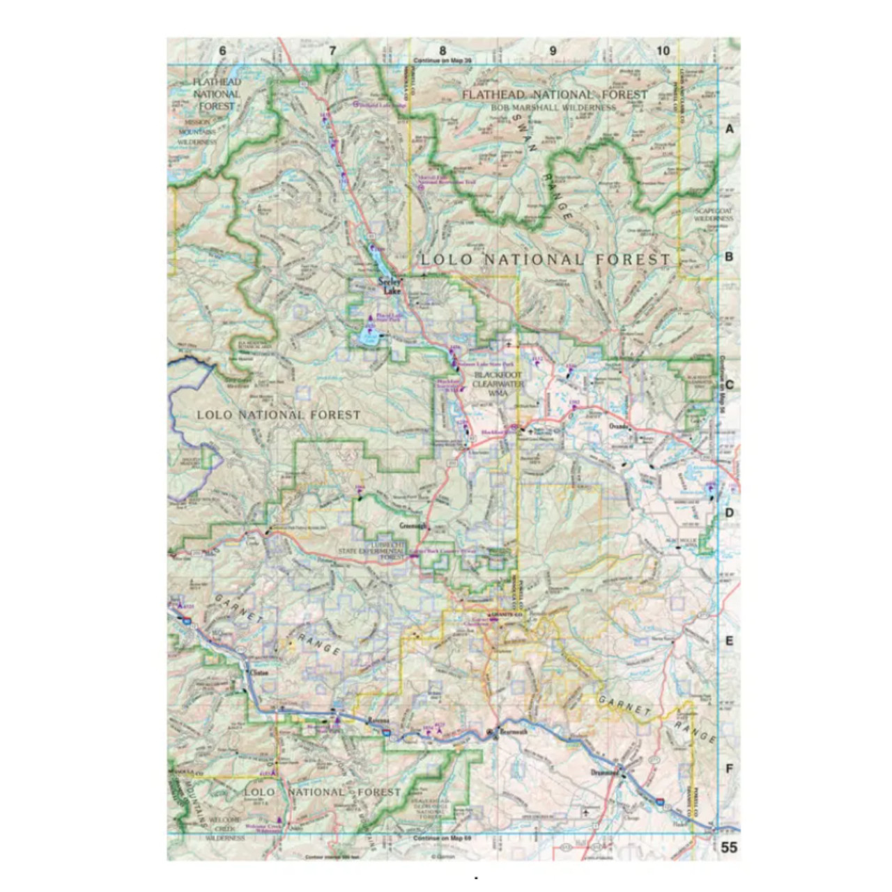 Garmin New OEM DeLorme® Atlas & Gazetteer Paper Maps Montana, 010-12655-00