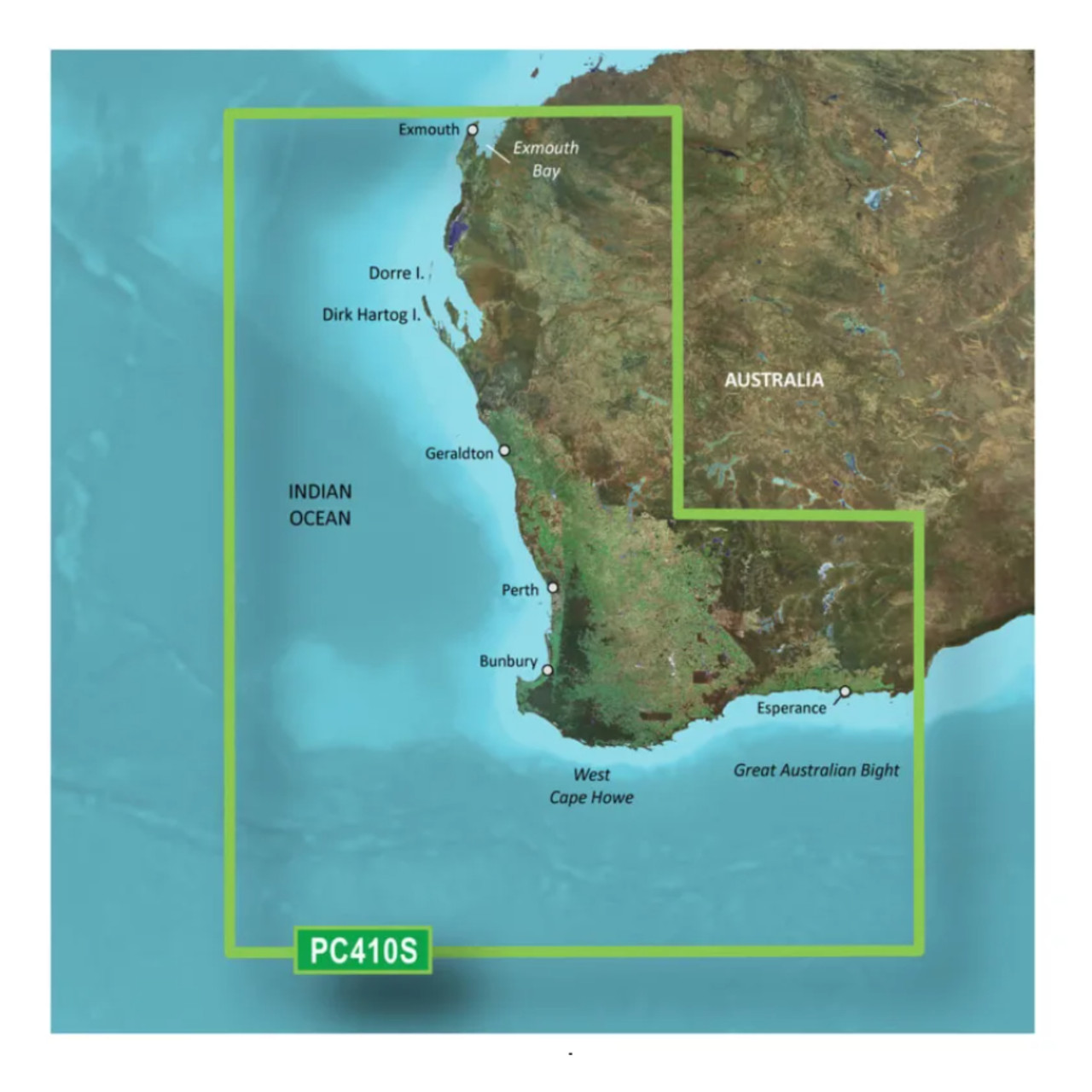 Garmin New OEM Australia, Esperance to Exmouth Bay Coastal Charts BlueChart g3 Vision | VPC410S | microSD™/SD™, 010-C0868-00