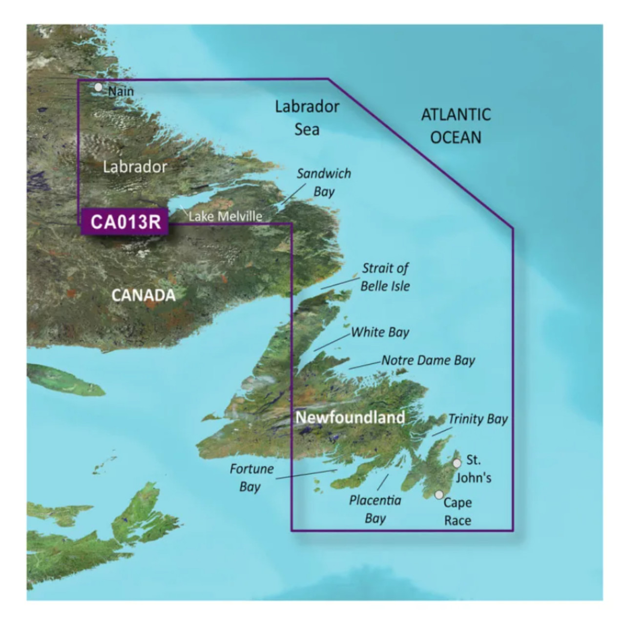 Garmin New OEM Canada, Labrador Coastal Charts BlueChart g3 Vision | VCA013R | microSD™/SD™, 010-C0698-00