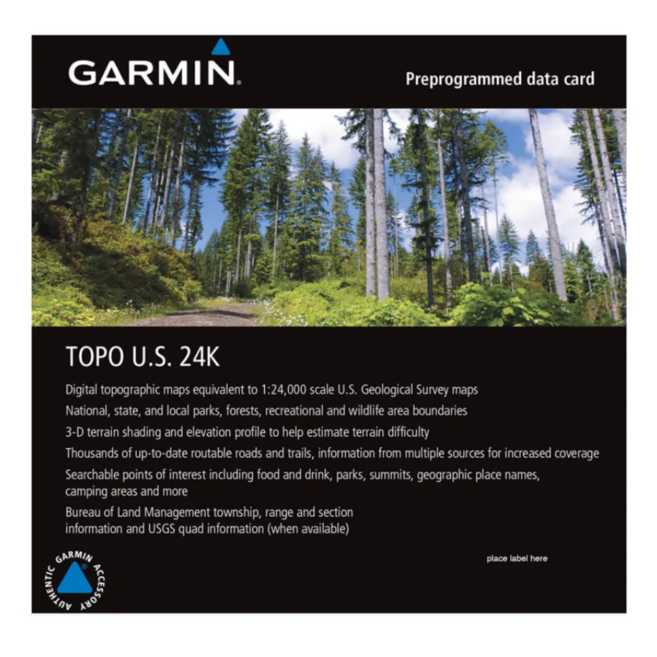 Garmin OEM TOPO U.S. 24K Southeast microSD™/SD™ card, 010-C1133-00