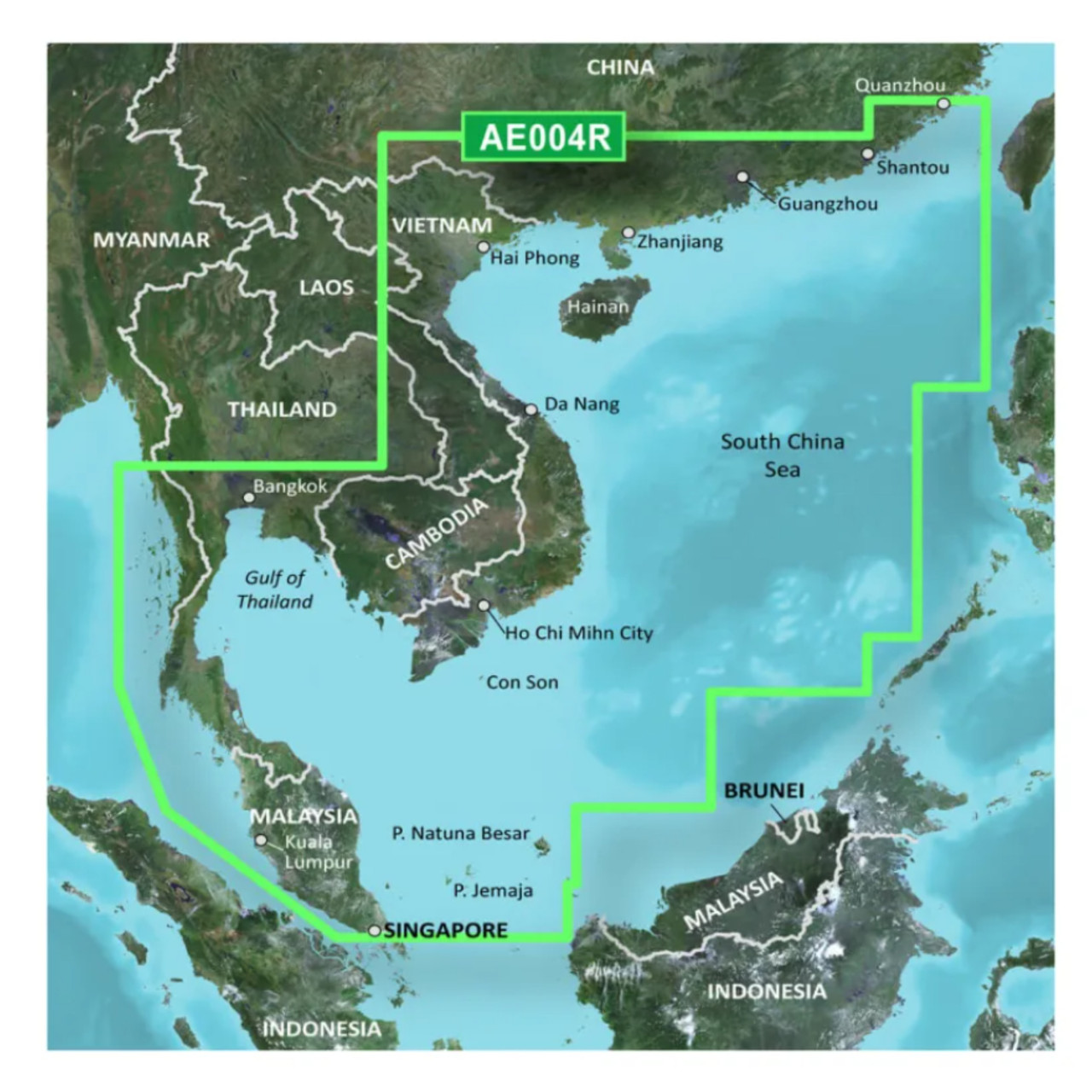 Garmin New OEM South China Sea Coastal Charts BlueChart g3 | HXAE004R | microSD™/SD™, 010-C0879-20