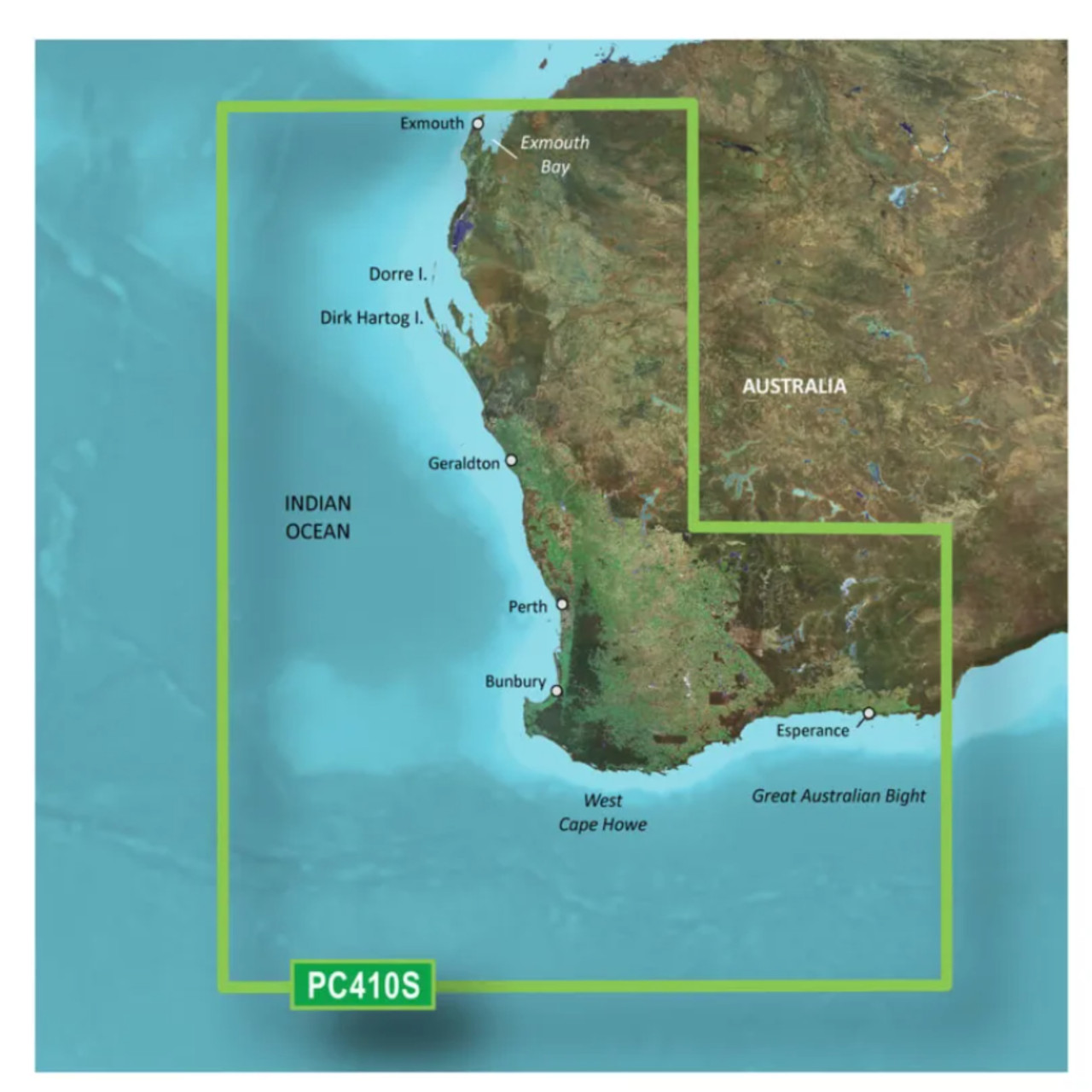 Garmin New OEM Australia, Esperance to Exmouth Bay Coastal Charts BlueChart g3 | HXPC410S | microSD™/SD™, 010-C0868-20