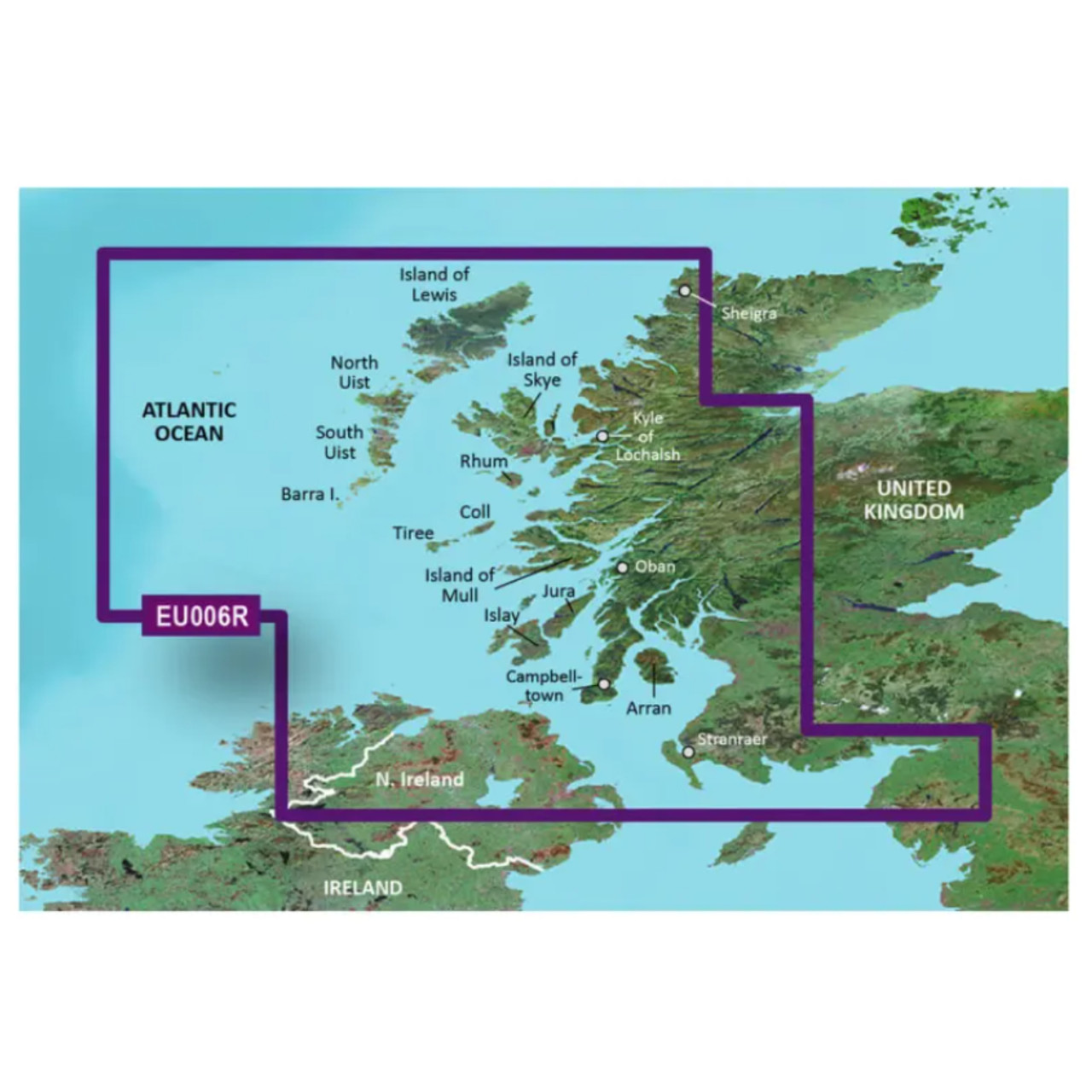 Garmin New OEM Scotland, West Coastal and Inland Charts BlueChart g3 | HXEU006R | microSD™/SD™, 010-C0765-20