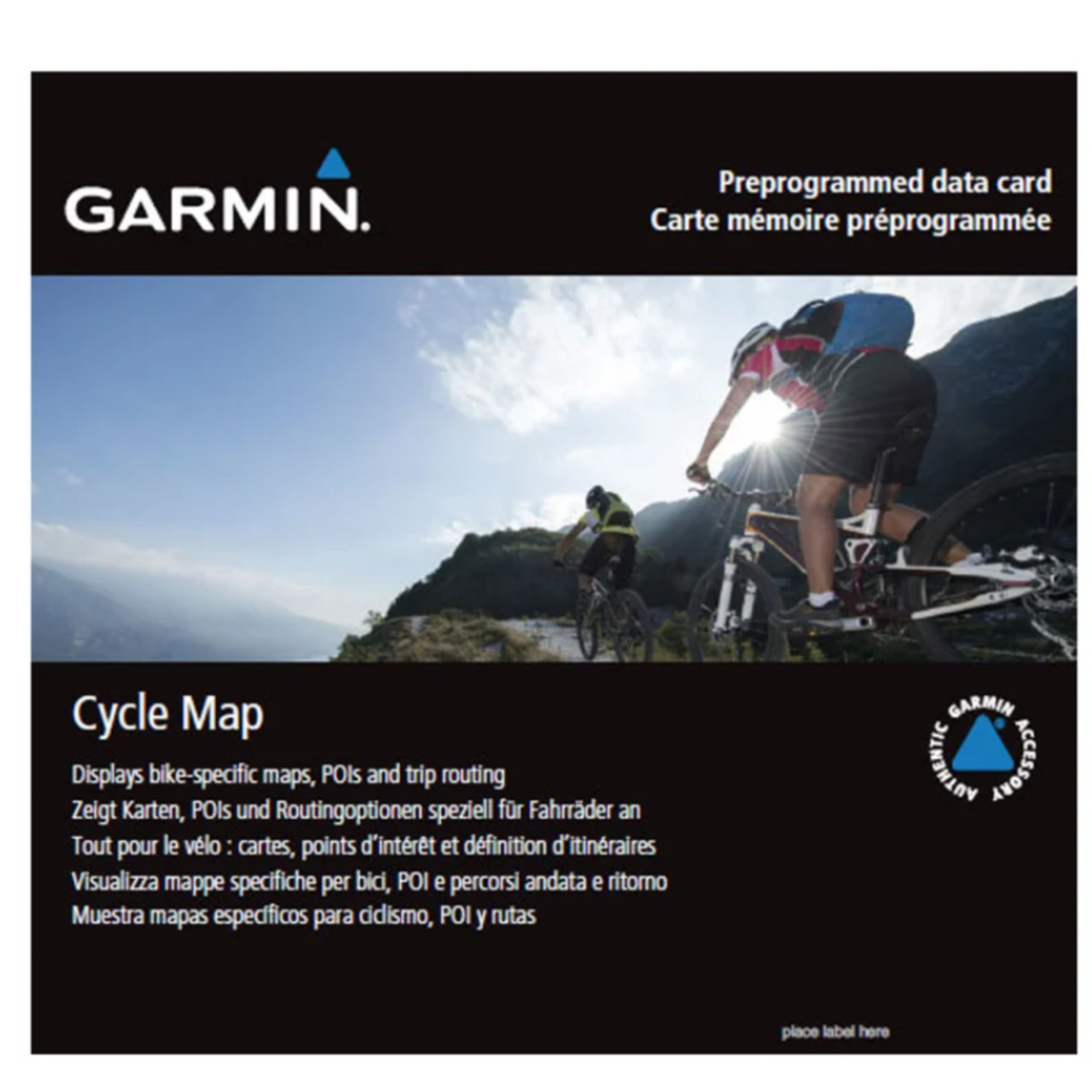 Garmin New OEM Cycle Map North America microSD™/SD™ card, 010-12348-01