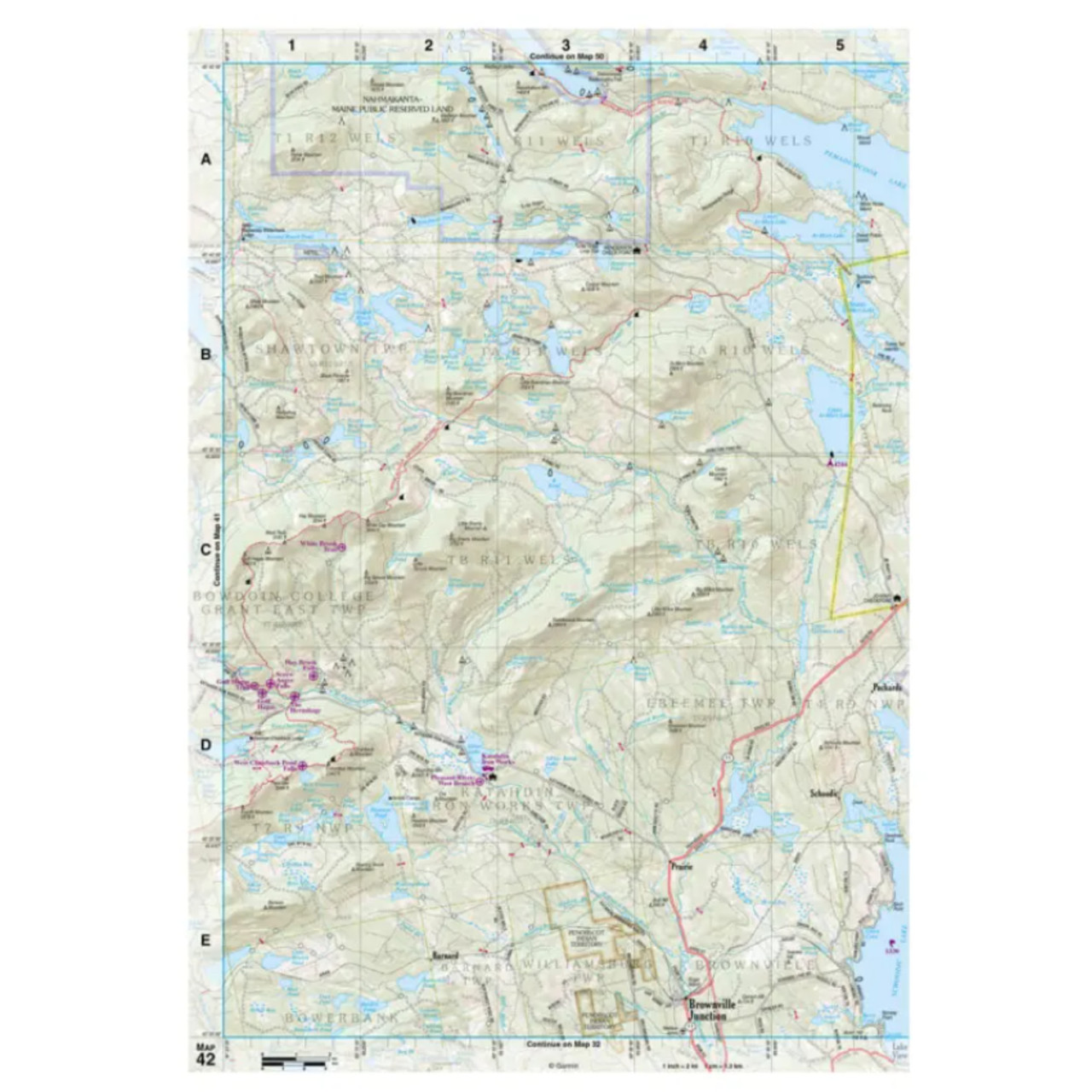 Garmin New OEM DeLorme® Atlas & Gazetteer Paper Maps Maine, 010-13226-ME