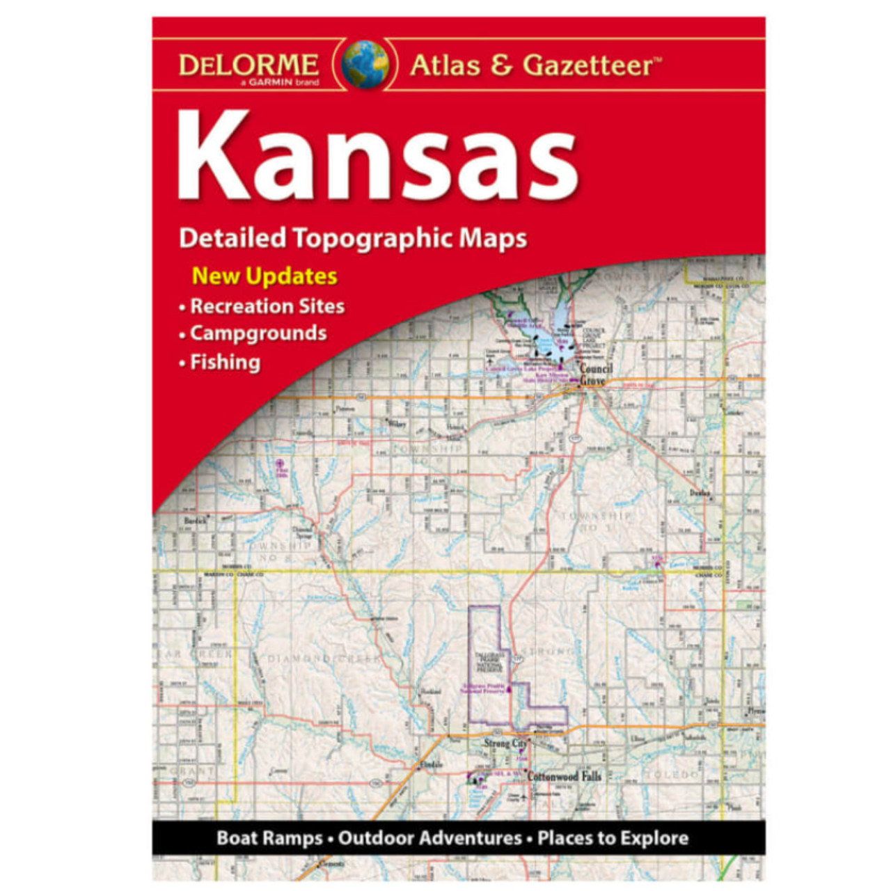 Garmin OEM DeLorme® Atlas & Gazetteer Paper Maps, 010-13226-KS