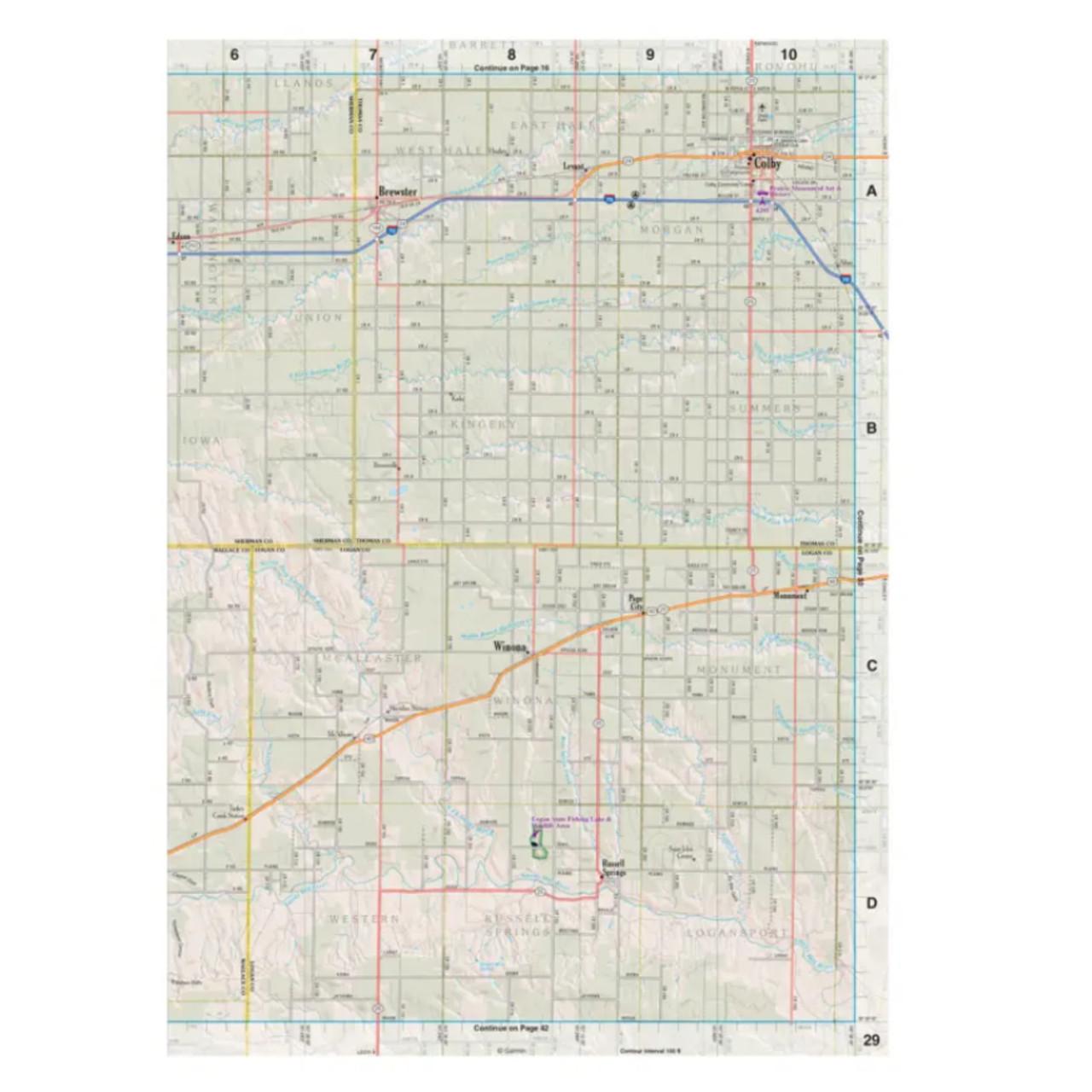Garmin OEM DeLorme® Atlas & Gazetteer Paper Maps, 010-13226-KS