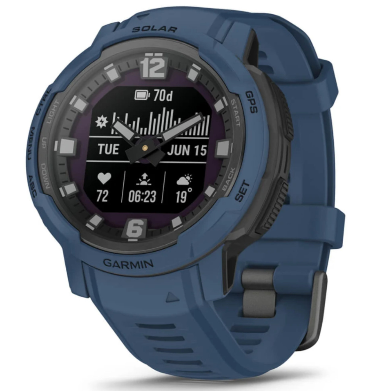 Garmin New OEM Instinct® Crossover Solar Tidal Blue, 010-02730-12