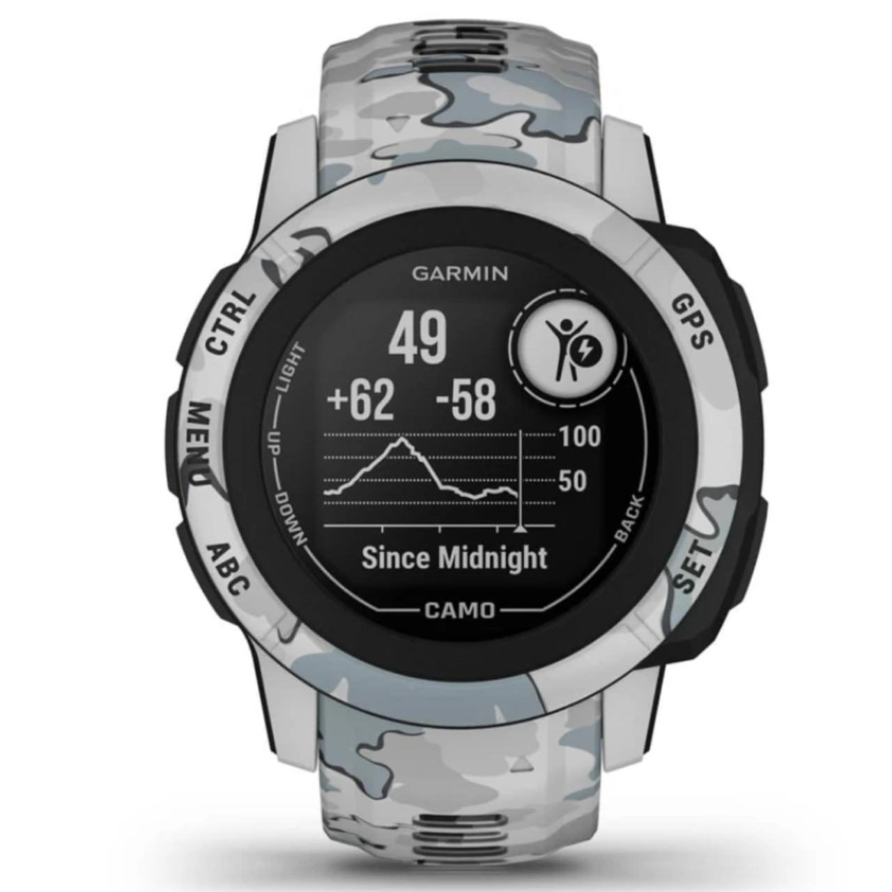 Garmin New OEM Instinct® 2S - Camo Edition Mist Camo, 010-02563-13