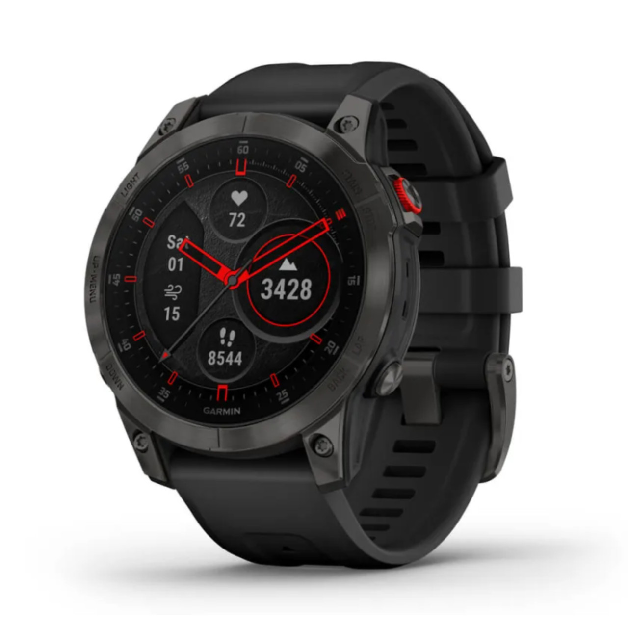 Garmin New OEM epix™ (Gen 2) Sapphire - Black Titanium, 010-02582-10