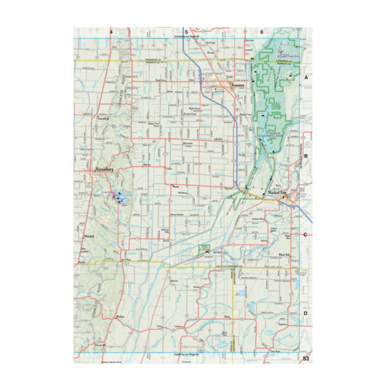 Garmin New OEM DeLorme® Atlas & Gazetteer Paper Maps, 010-12805-00