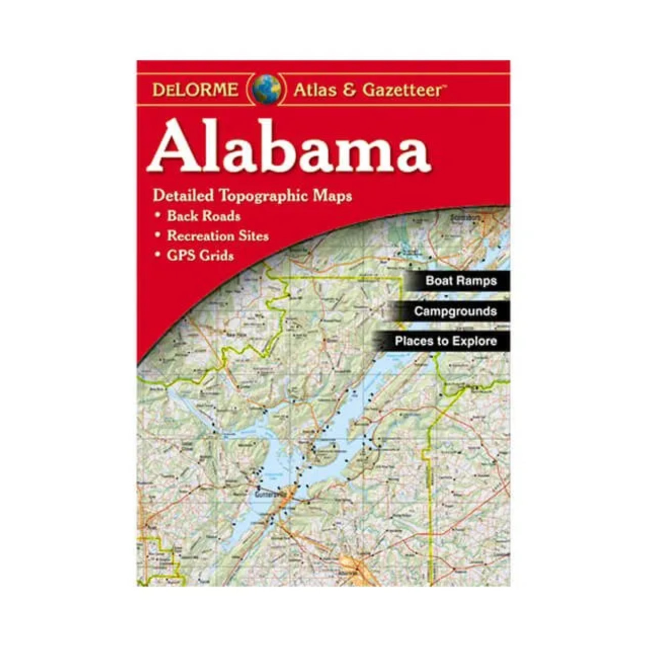 Garmin New OEM DeLorme® Atlas & Gazetteer Paper Maps (Alabama), AA-001487-000