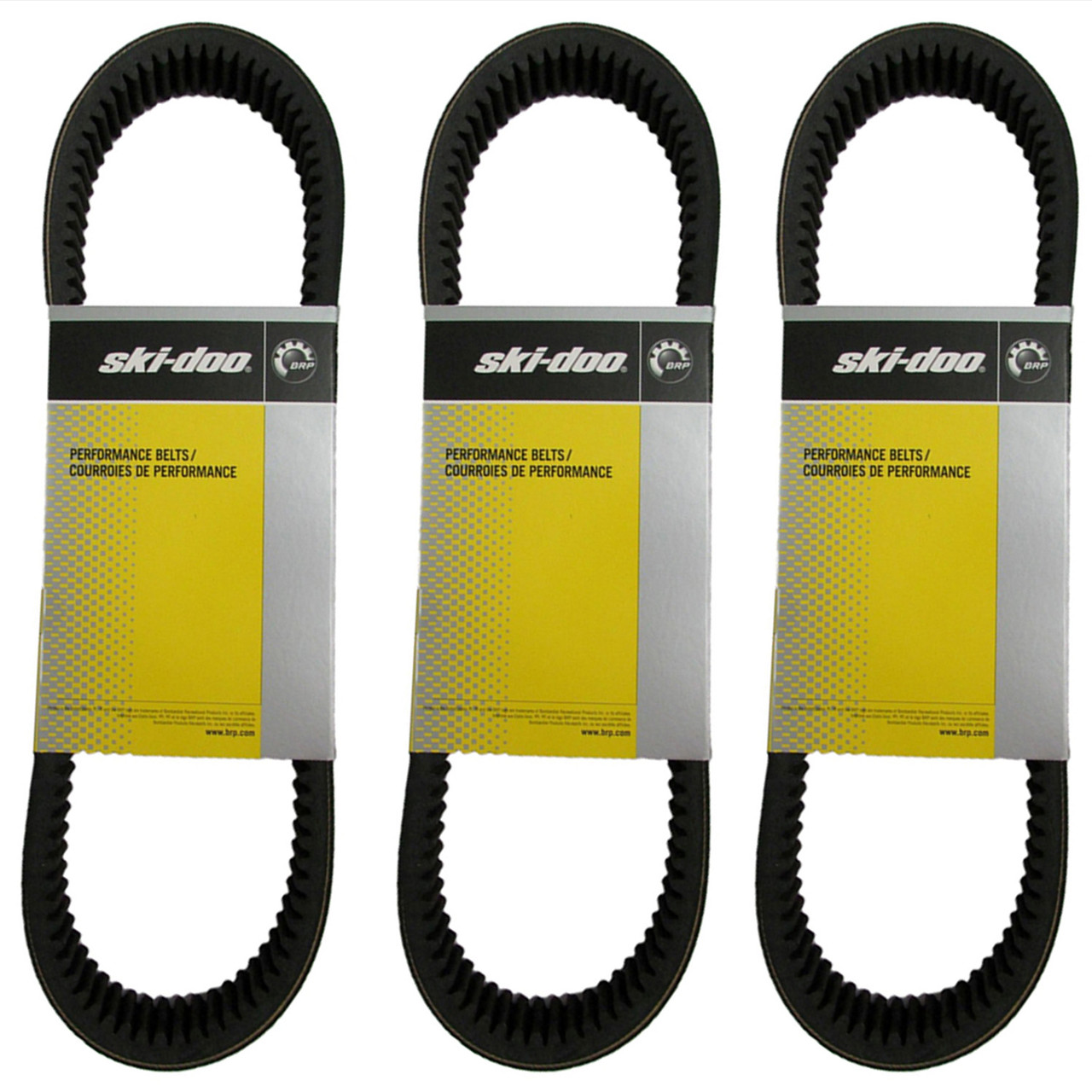 Ski-Doo OEM Drive Clutch Belt THREE PACK 417300334 Tundra, Freestyle