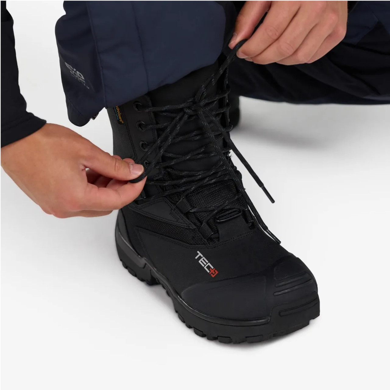 Ski-Doo New OEM, Waterproof Abrasion Resistant Tec+ Boots, Men's 11, Black, 4442533190