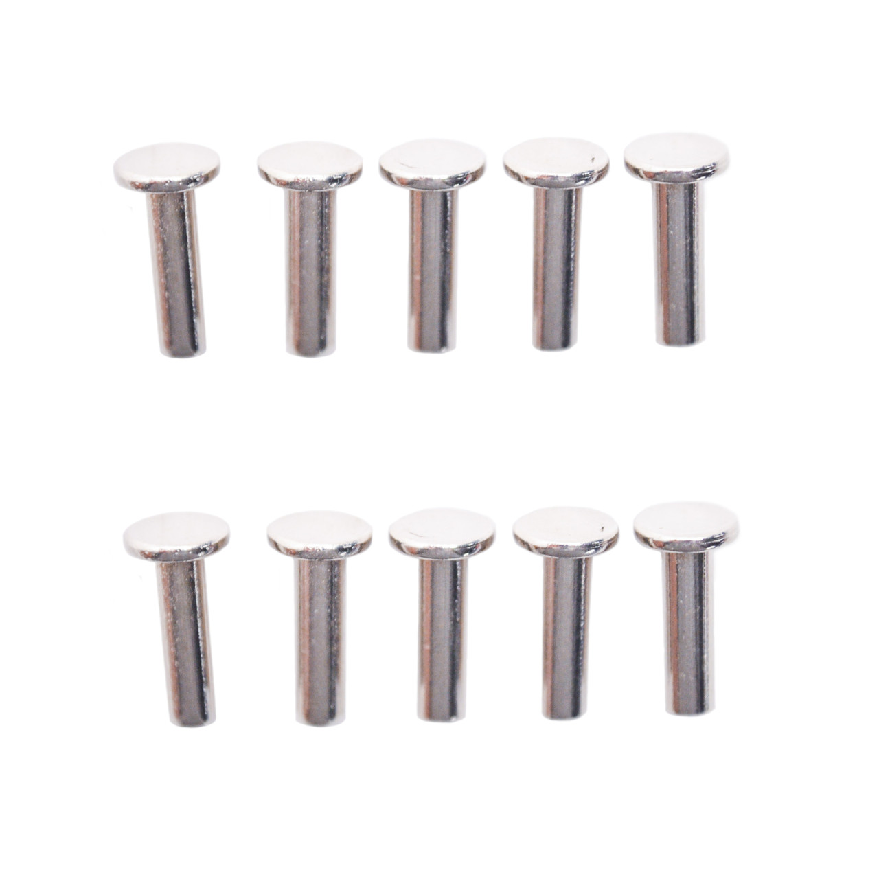 Ski-Doo New OEM Steel Flat Head Rivet, 10/PK, 390906200