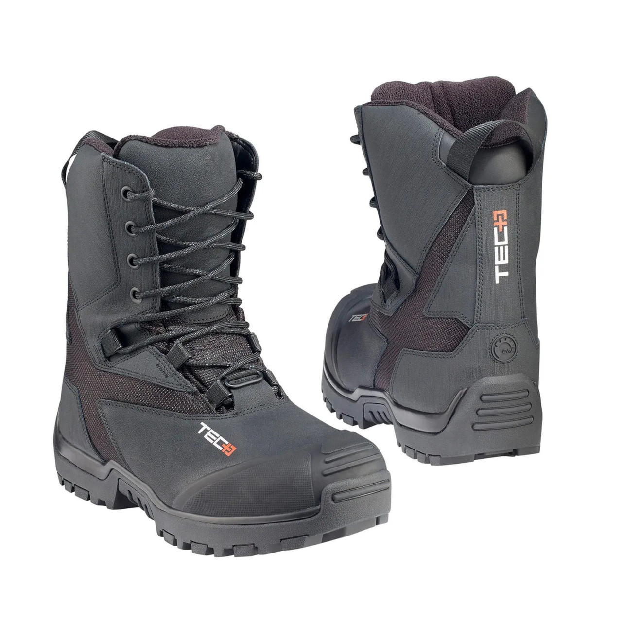 Ski-Doo New OEM, Waterproof Abrasion Resistant Tec+ Boots, Men's 13, Black, 4442533390