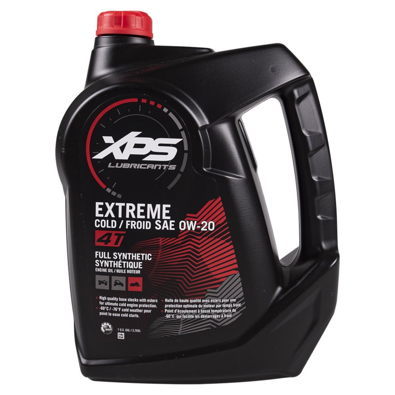 Can-Am New OEM, XPS 4-Stroke 0W-20 Extreme Cold Synthetic Oil 1 Gallon, 9779146