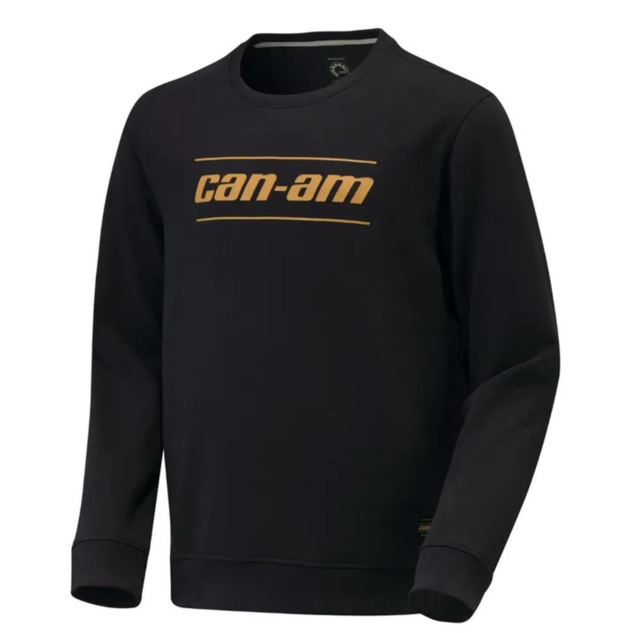 Can-Am New OEM Men's X-Large Black Signature Crew Fleece, 4546321290