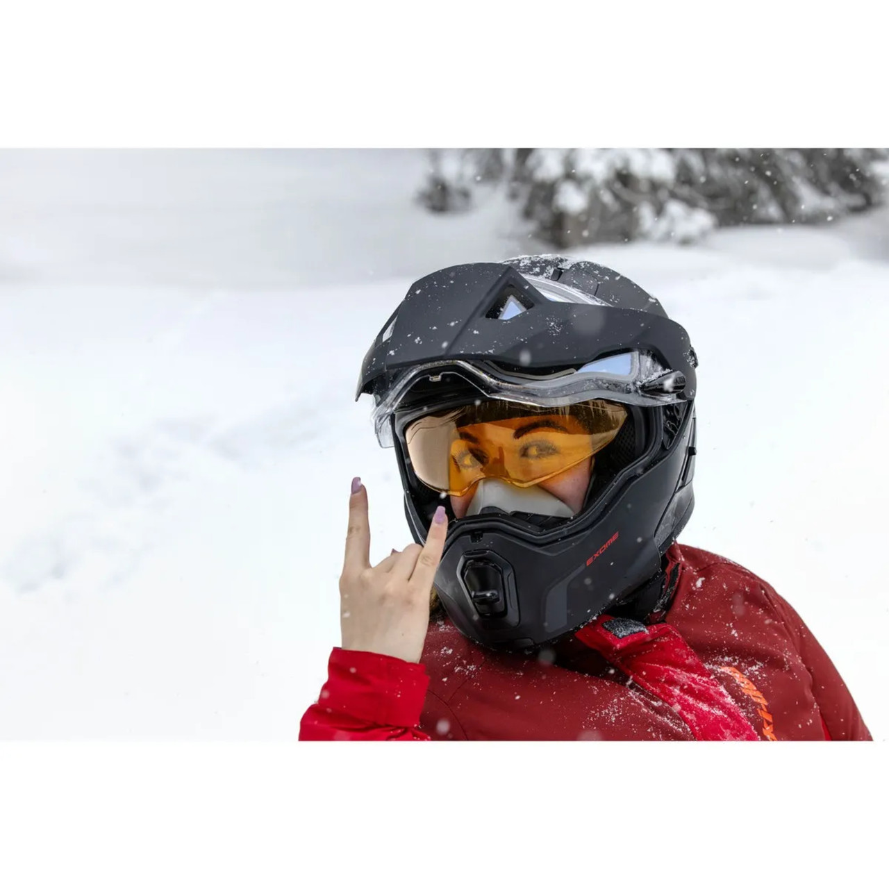 Ski-Doo New OEM Exome Helmet (DOT), Unisex Medium, 9290350690