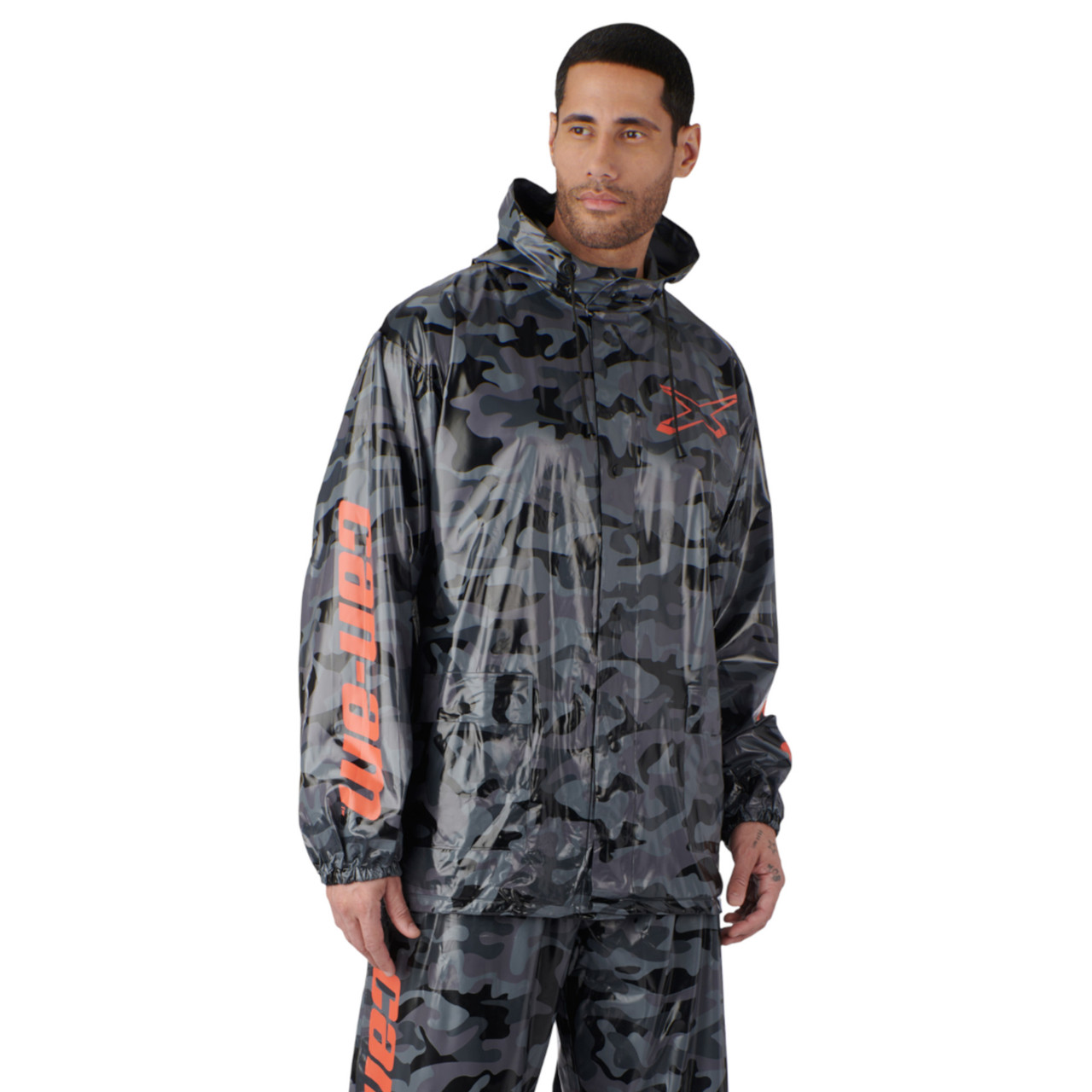 Can-Am New OEM Men's Small Camo Mud Jacket, 2867970437
