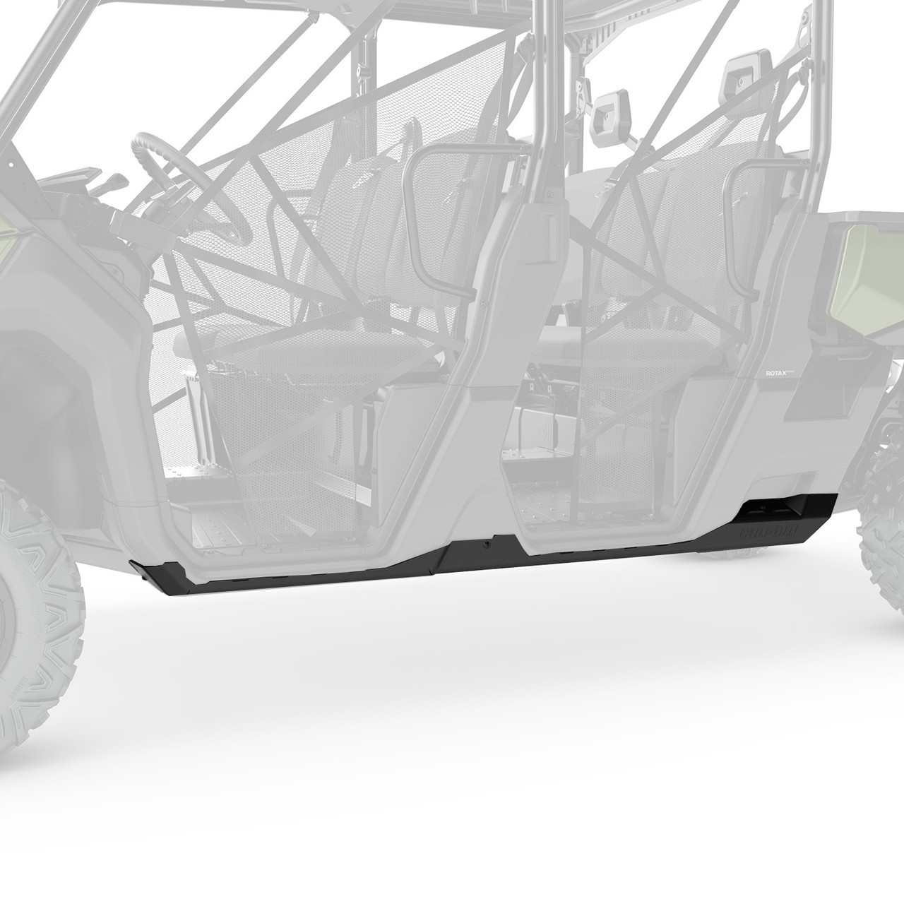 Can-Am New OEM, Defender Aluminum Rock Sliders - Sold In Pairs, 715006721