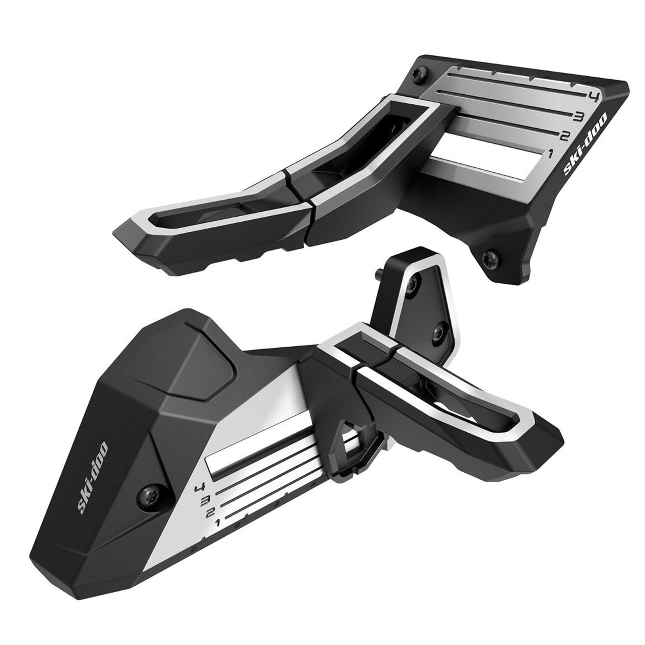 Ski-Doo New OEM, Die-Cast Aluminum Foldable Adjustable Toe-Holds, 860201765