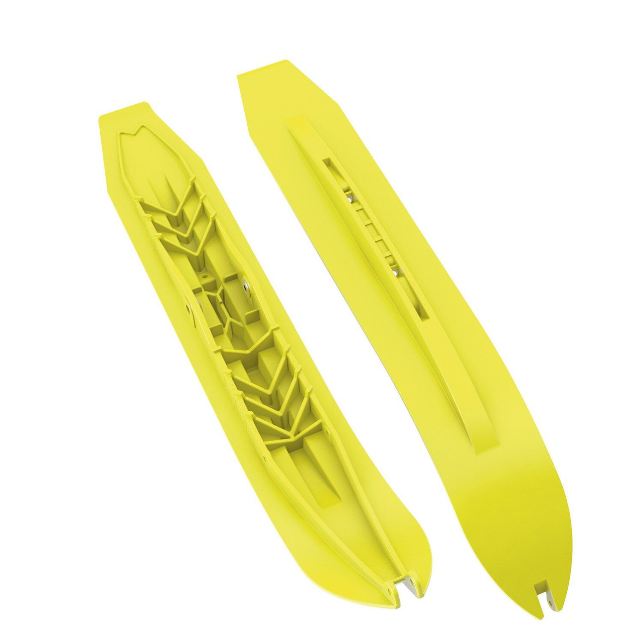 Ski-Doo New OEM, Pilot DS-2 Sunburst Yellow Deep Snow Performance Ski, 505073658
