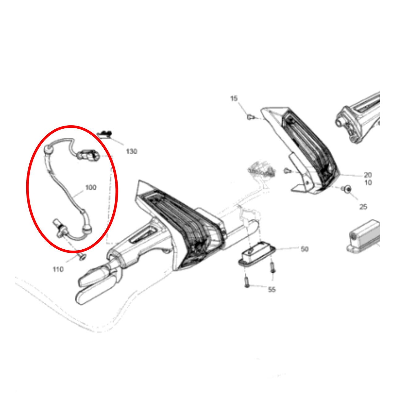Can-Am OEM Ryker Speed Sensor, 710007283
